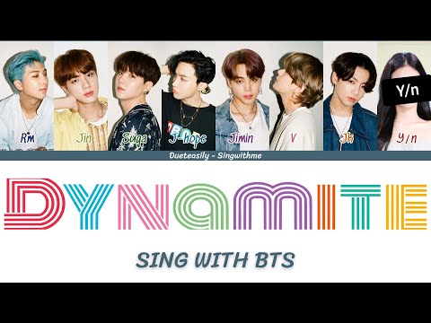BTS DUET KARAOKE DYNAMITE 8 Members Backing Vocals 