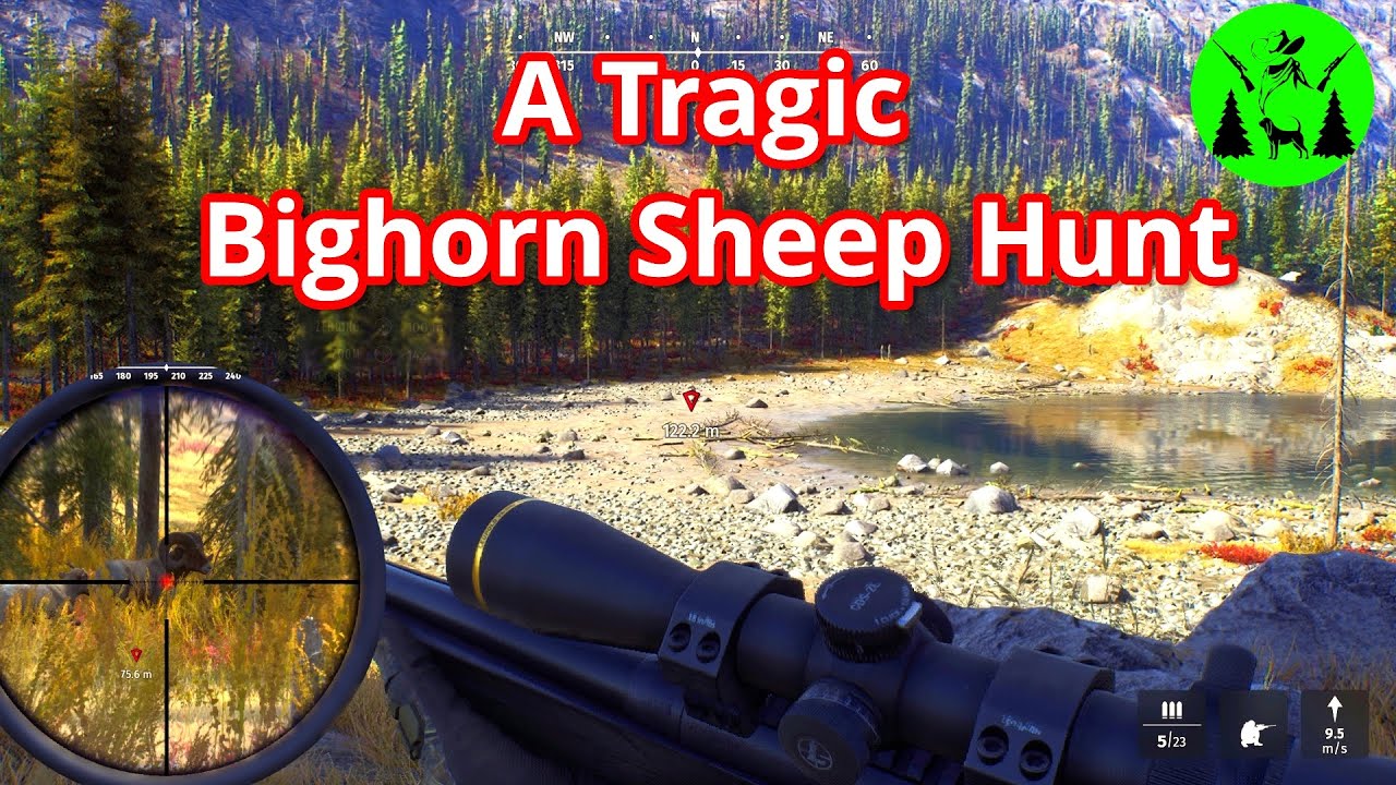 BEAUTIFUL 4 Star Trophy Bighorn Sheep - A Troubled Hunt in Way of the Hunter Pure Hunt Part 5