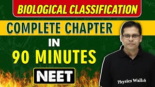 BIOLOGICAL CLASSIFICATION in 90 minutes || Complete Chapter for NEET