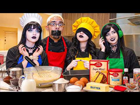 N3on & The Goth House Try The Blind, Deaf & Mute Cooking Challenge!