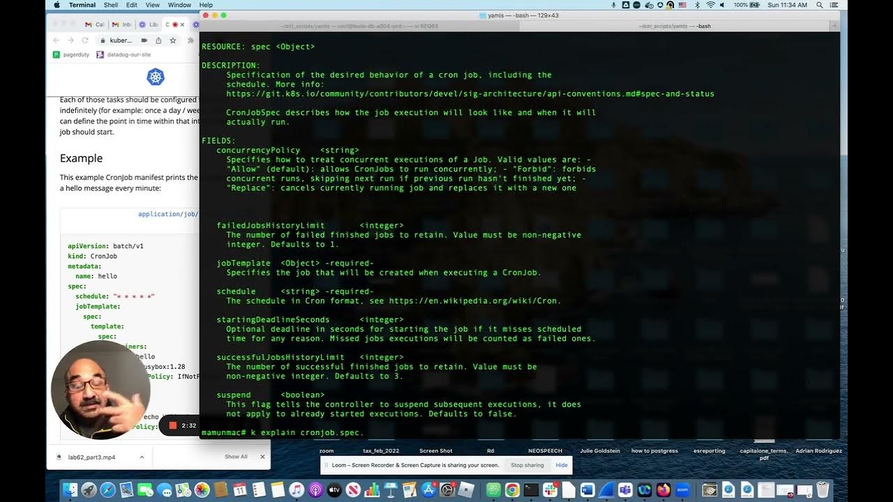 CKAD Lab 63 Part 1 of 2 Certification) cronjob with