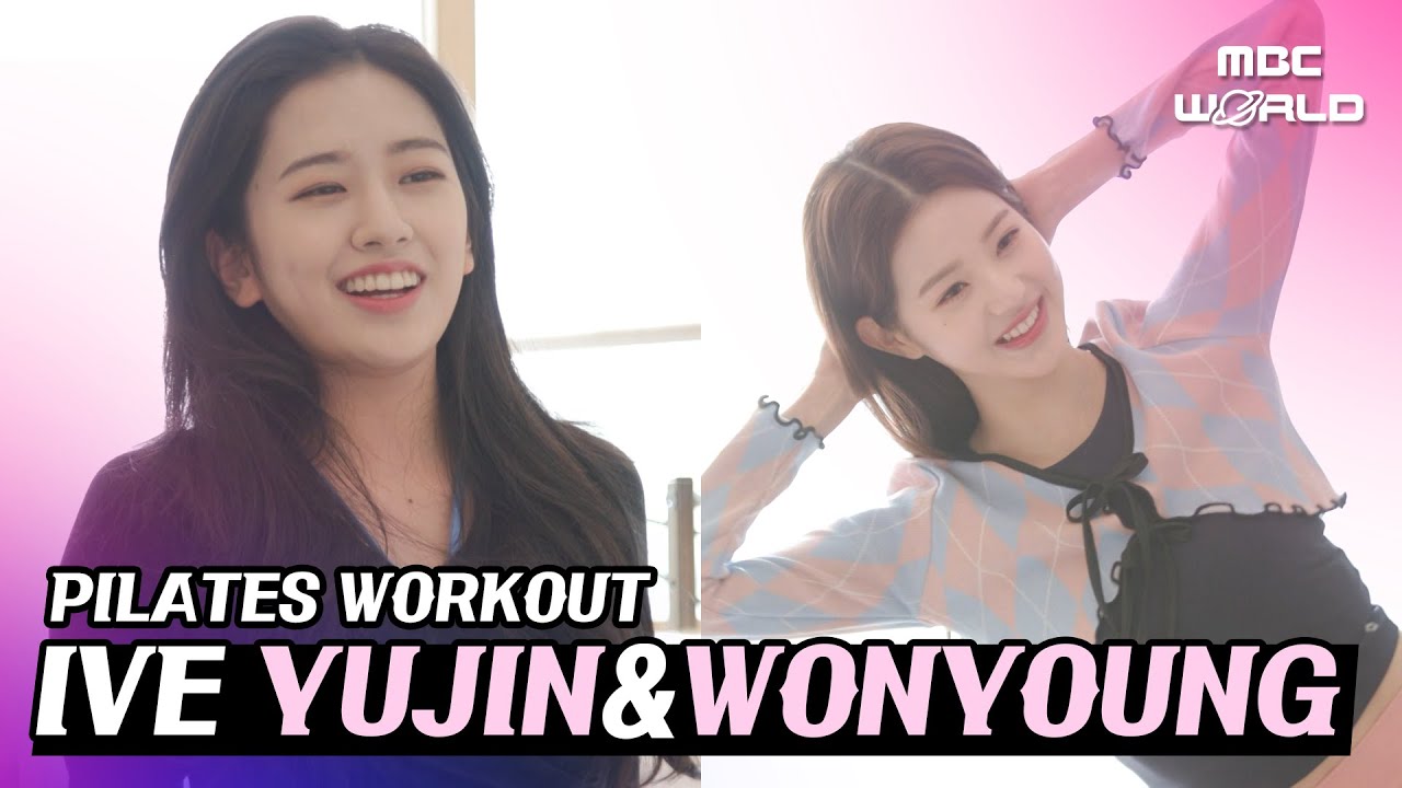 [C.C.] Check out their pilates routine! #IVE #YUJIN #WONYOUNG