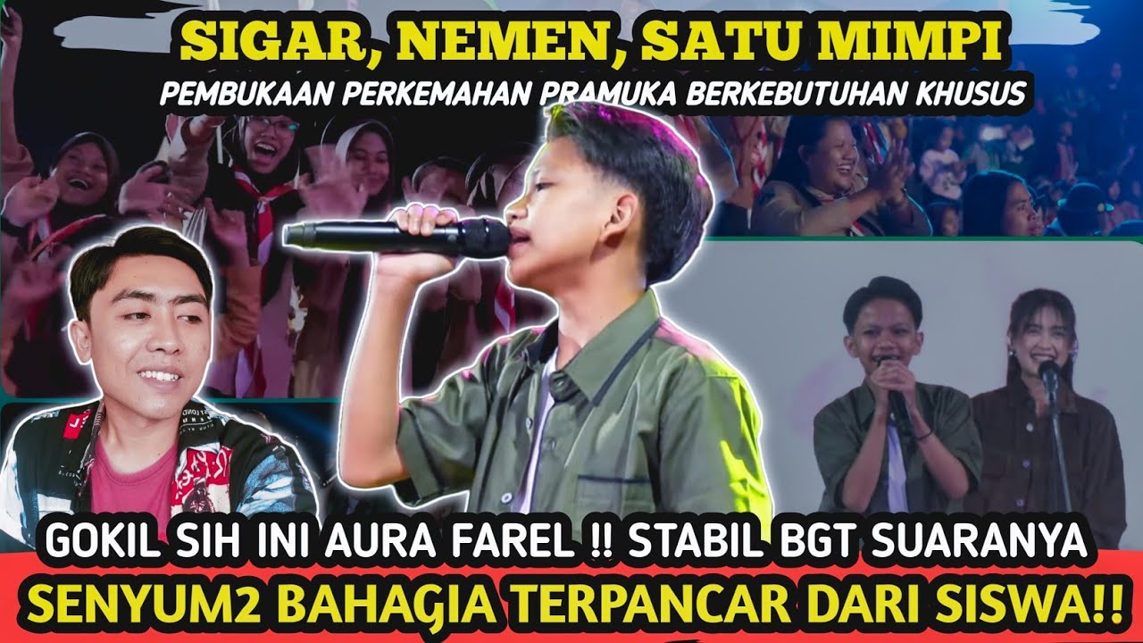 SALUT !! FAREL PRAYOGA BAWAKAN LAGU2 PAMUNGKAS | PERKEMAHAN PRAMUKA BERKEBUTUHAN KHUSUS DI BONDOWOSO