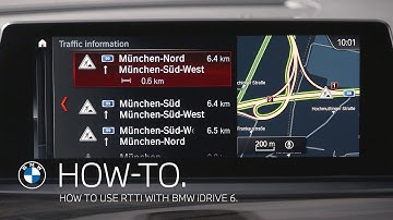 How to use RTTI in your BMW with iDrive 6 – BMW How-To