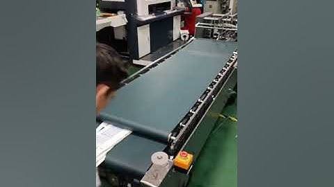 Book cover box running on our folder gluer machine