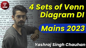 4 Sets of Venn Diagram DI | LIC AAO Mains | RRB PO Mains | IBPS PO Mains | SBI PO Mains | Veteran