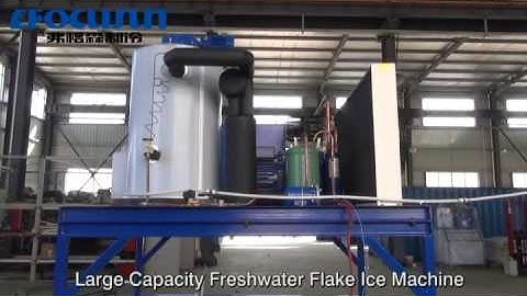 seawater flake ice machine: 3 tons/day ice flake production
