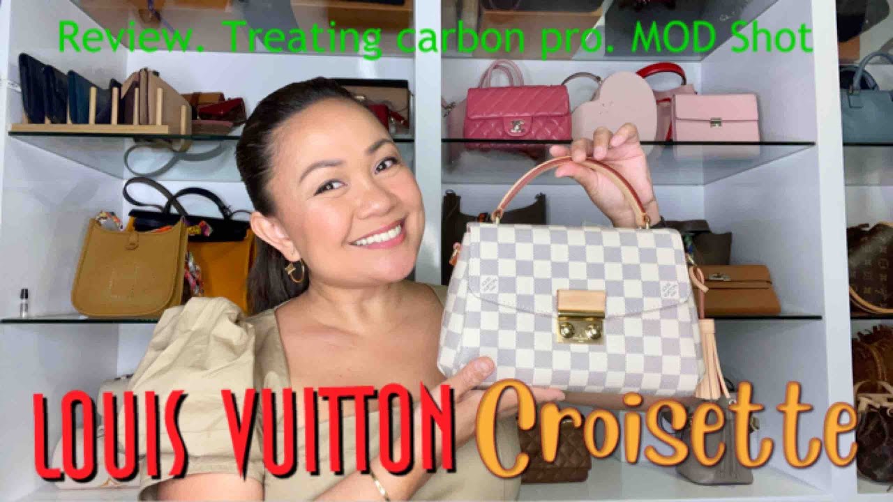 LOUIS VUITTON CROISETTE WEAR AND TEAR REVIEW + MOD SHOTS IN THE END 