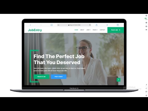 Full Responsive Job Portal Website Template using HTML CSS & Javascript