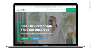 Full Responsive Job Portal Website Template using HTML CSS & Javascript