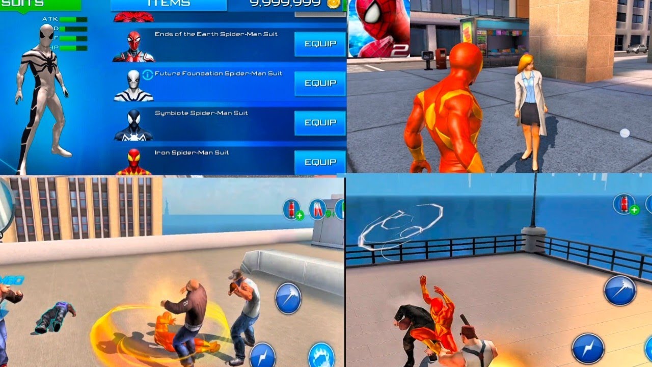 The Amazing SpiderMan 2 red SpiderMan new video full HD