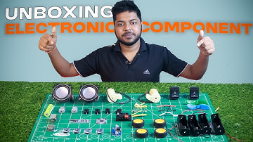 Unboxing the DIY Electronics Kit | Unboxing 50+ Electronics Components - Motors, Switchs & More !