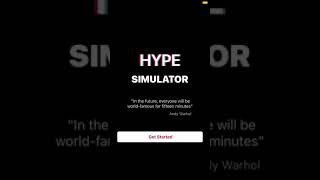 How to START OVER in HYPE SIMULATOR app? screenshot 2