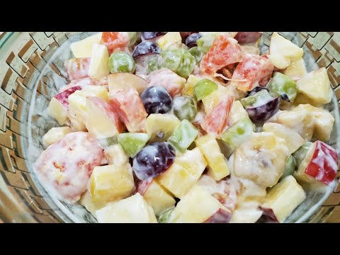 Video: Fruit Salad With Yogurt - A Recipe With A Photo Step By Step. How To Make Yogurt Fruit Salad For Kids?