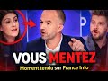 Manuel Bompard recadre les journalistes de France Info en plein débat