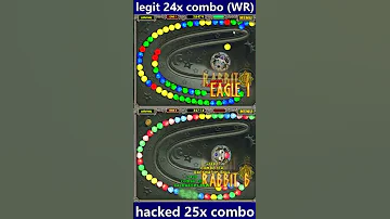 My Former World Record And Hacked Long Range Combos Comparison Zuma Deluxe 