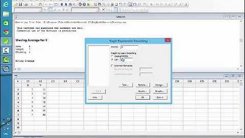 pom(QM for windows) & Minitab