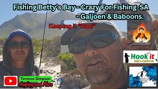 Fishing Bettys Bay - Crazy For Fishing SA, Galjoen & Baboons.