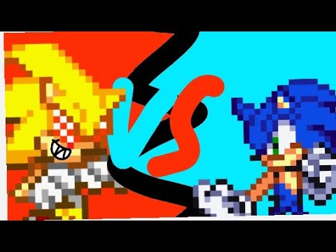 SONIC VS SONIC FLEETWAY - YouTube
