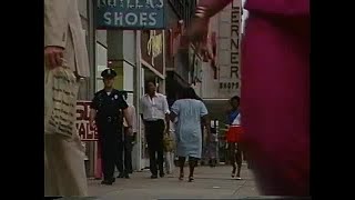 Richmond Police Officers Walk the Streets in Richmond in 1984 Video Vault