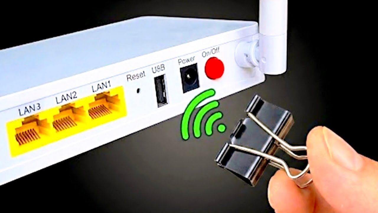 Millions Don’t Know! Put The Binder Clip in a Wi-Fi Router and Enjoy