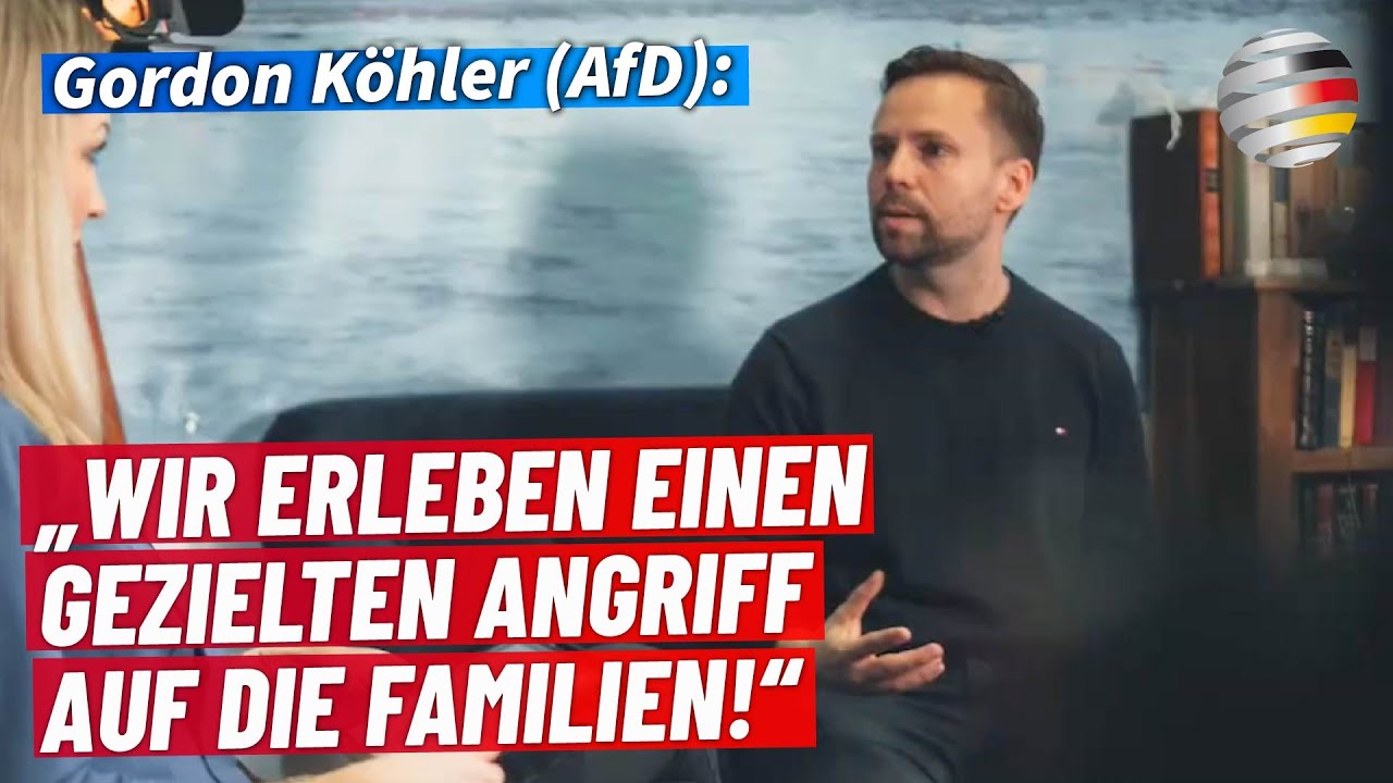 Gordon Köhler (AfD): „Wir erleben einen gezielten Angriff auf die Familien!“