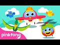 Lên máy bay cùng bạn bè 🛫 Bài hát Xe hơi 🚥Vận chuyển | Cá Mập Con Baby Shark Pinkfong Nhạc thiếu nhi