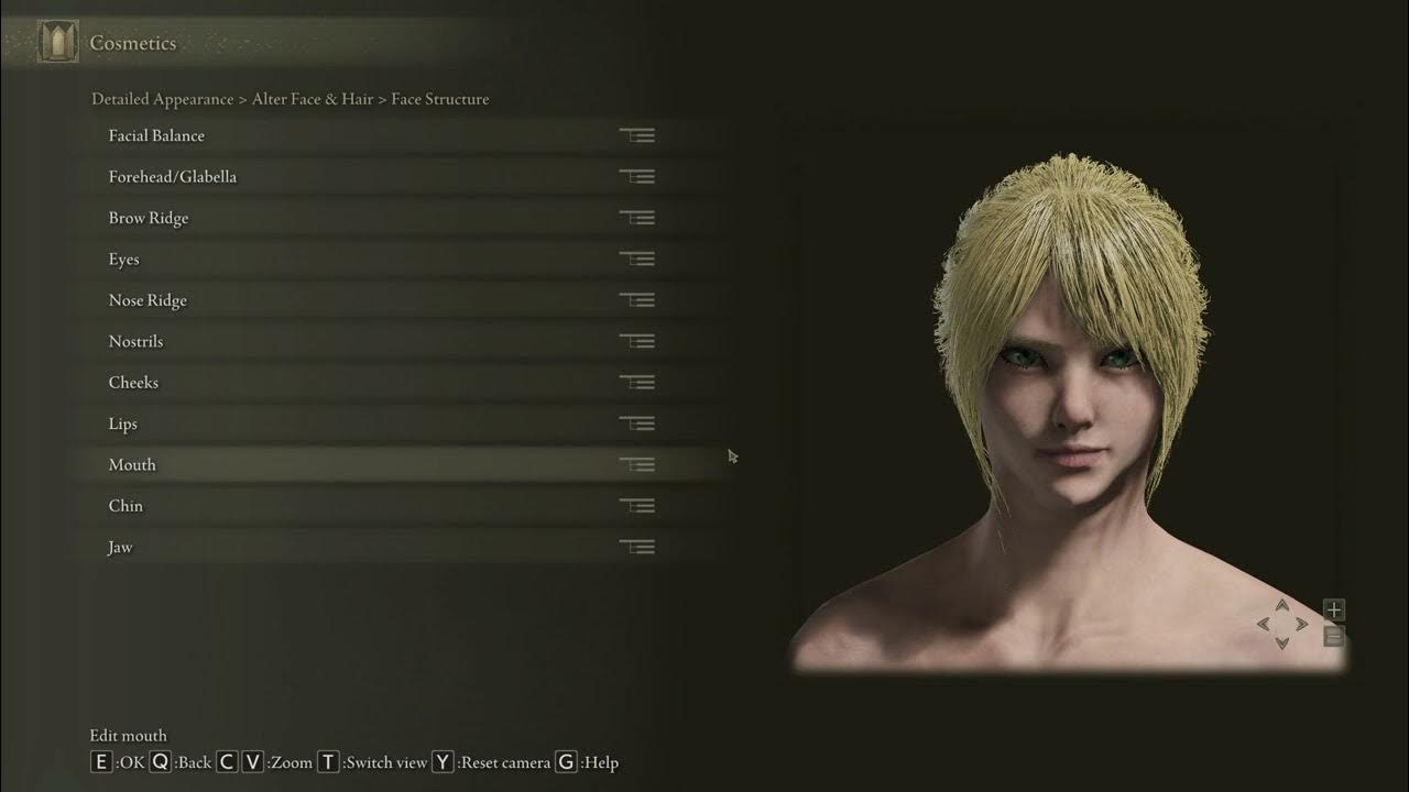 Elden Ring Mordred Face Sliders YouTube