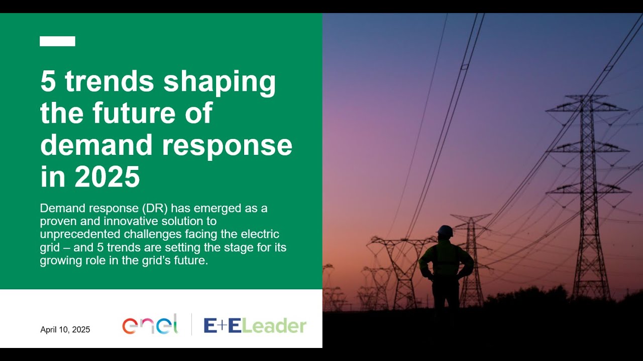 Five trends shaping the future of demand response in 2025