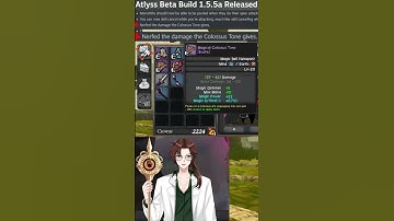 Devs NERFED this Weapon SO HARD [ATLYSS] ≪ PATCH NOTES SHORTS ≫ Version 1.5.5a Patch Notes Review!