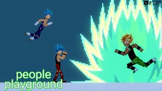 People PlayGround | Goku And vegeta Vs Broly