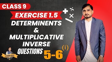 Class 9th Math Unit 1 Exercise 1.5 Question 5-6(i) |@sirMuhammadYousaf