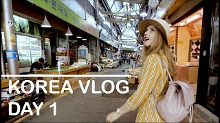 KOREA VLOG Day 1: Street Food and Zombies!