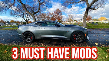 The First 3 Mods Every New Camaro Owner Should Do