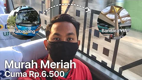 Naik Bus Damri Ke Bandara YIA Dari Terminal Palbapang Bantul