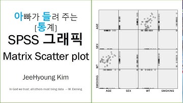 아빠가 들려 주는  [통계] SPSS 그래픽 Matrix Scatter plot