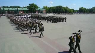 Военная присяга в Брестской крепости 10 июня 2017