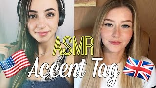 ASMR Accent Tag - American (Gibi) vs. British (InnocentWhispers ASMR)