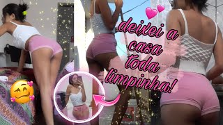 DAILY VLOG: LIMPEI A CASA TODA *ou quase*