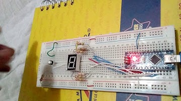 7 segmentos y pulsador con arduino