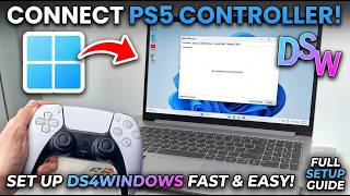 How to Setup DS4Windows & Connect PS5 Controller to PC | Easy Guide!