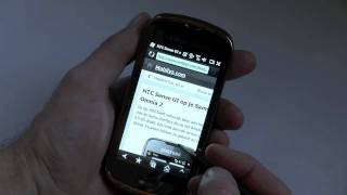 Samsung Giorgio Armani Samsung Smartphone (B7260), hands-on