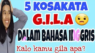 Bahasa Inggris 'Gila' #gila  || Kamu Gila Apa?