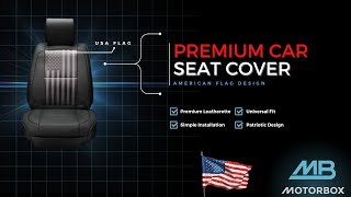 Upgrade Your Ride | MotorBox™ Premium Vertical USA Flag Car/Truck Seat Cover by CarXS 3 views 1 day ago 41 seconds