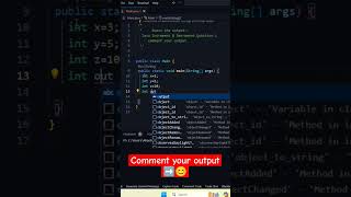 Guess the Output in java #java #quiz #question #shorts #increment #decrement #coding #youtubeshorts