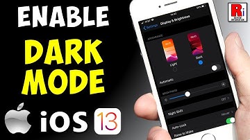 How To Enable Dark Mode On iOS 13