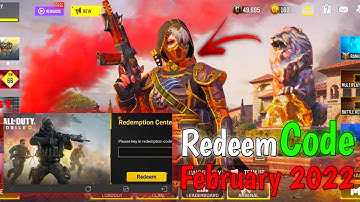 CODM Redeem Code 2022 | Redemption Code COD Mobile | CODM Codes