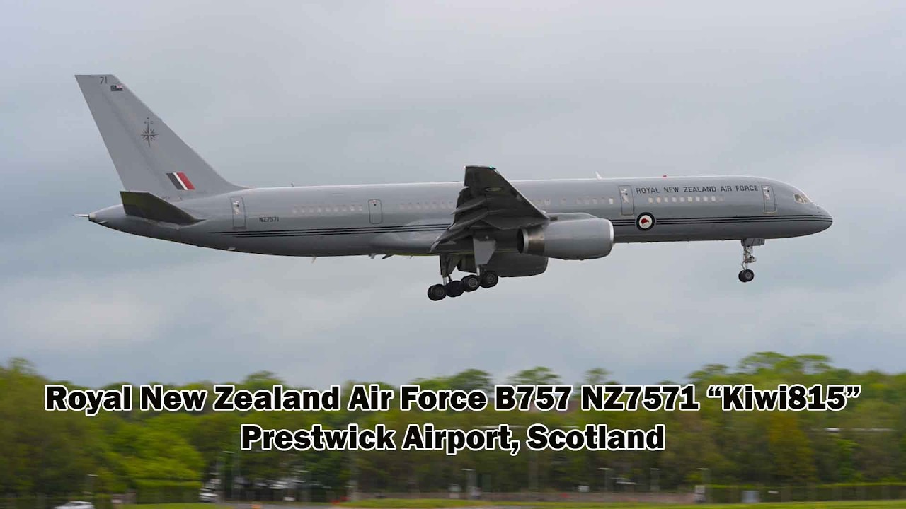 Royal New Zealand Air Force B757 NZ7571 