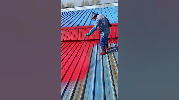Color steel tile painting renovation process- Good tools and machinery make work easy