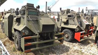 British Army Saxon APCs at Witham Auction  2012 - 2014